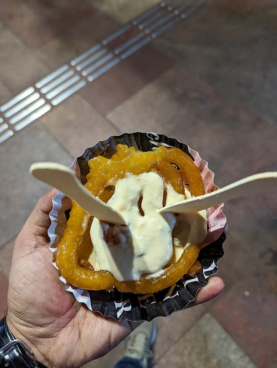 Jalebi and rabri