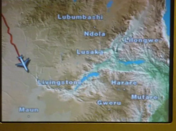Border crossing to Zambia