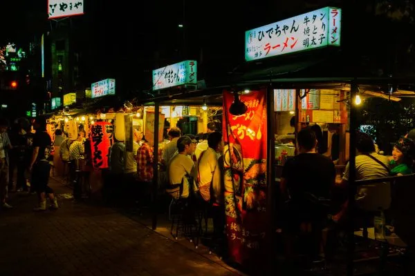 Yatai stalls