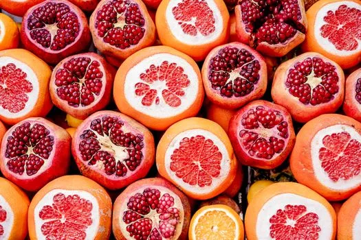 Citrus and pomegranate