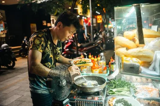Banh xeo and nem lui