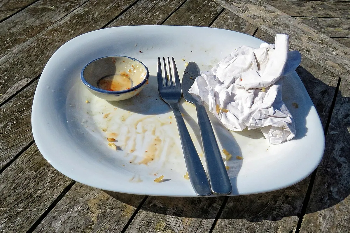 Eating from one plate