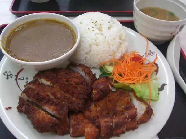 Fish curry rice