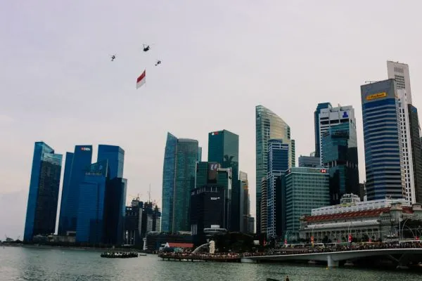 Marina Bay Sands and the waterfront
