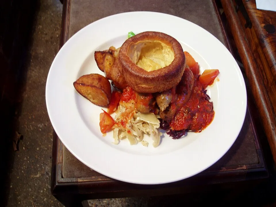 Sunday roast Yorkshire pudding