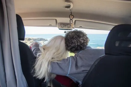 Rented car or campervan