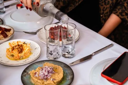 Meze and ouzo