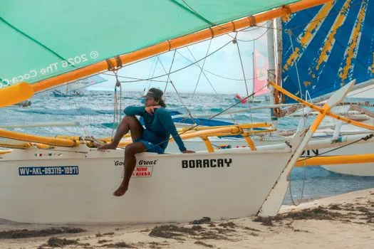 Paraw sailing