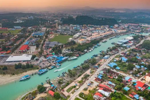 Kukup fishing village