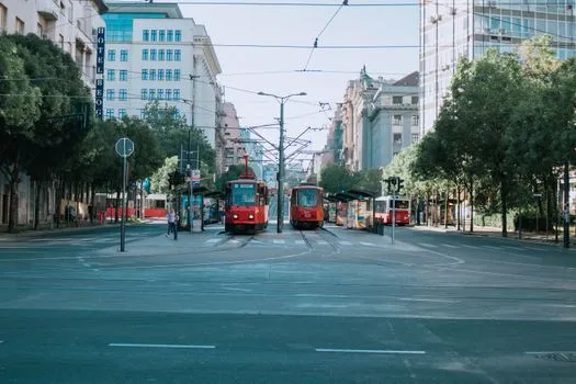 Buses and trams