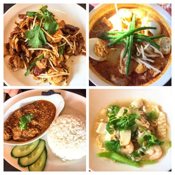Char kway teow and Hokkien mee