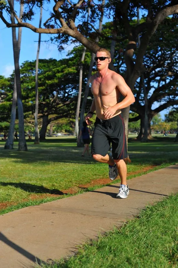 Walking the beach path