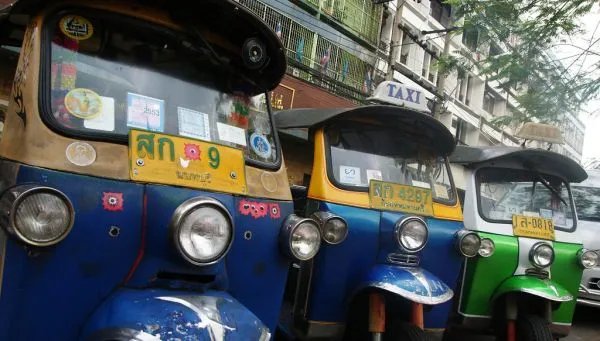 Cycle and auto rickshaws