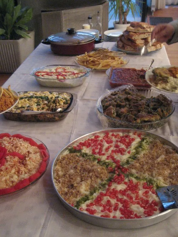 Meze spread
