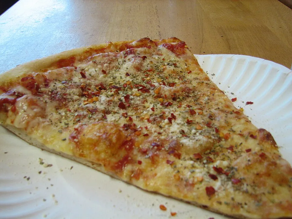 New York pizza by the slice