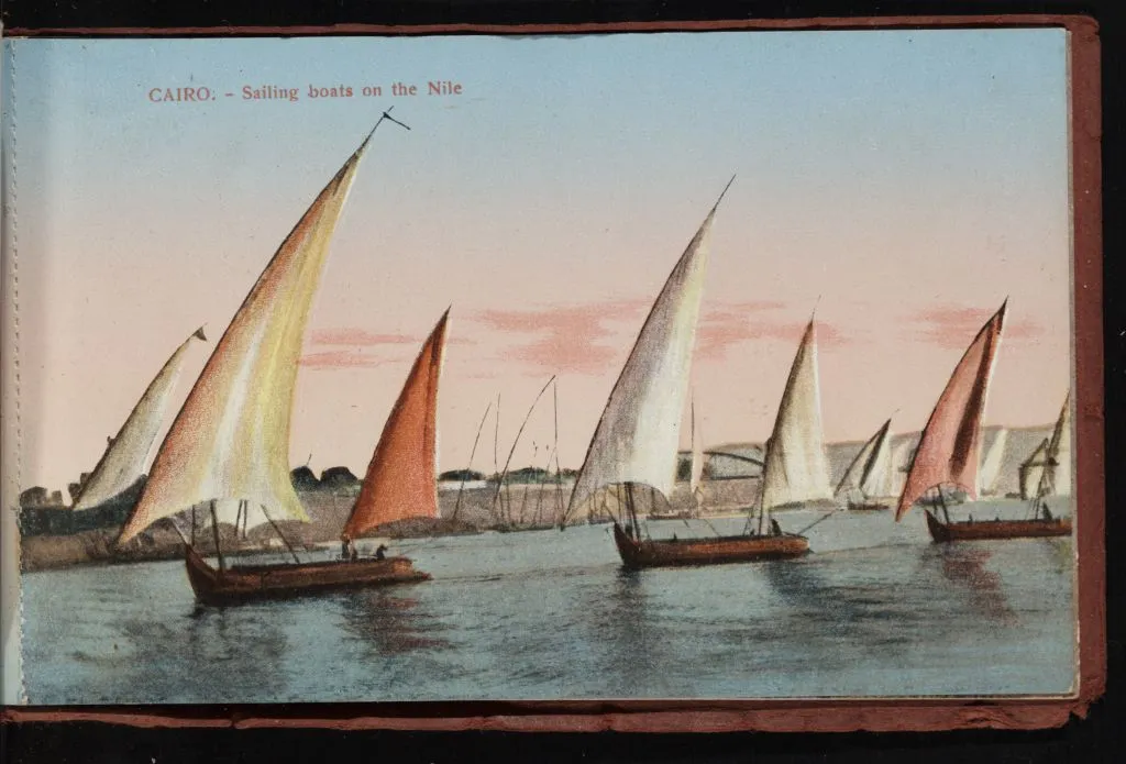 Felucca sailing on the Nile