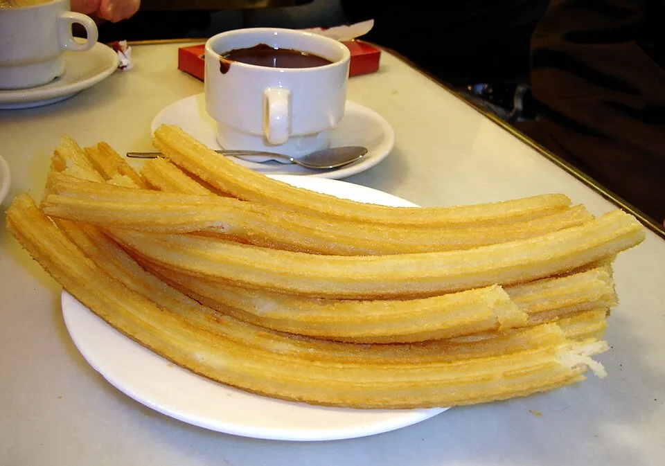 Churros con chocolate