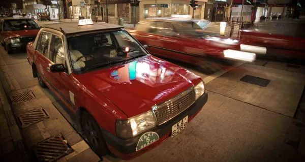 Red taxis