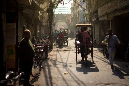Cycle rickshaw in Old Delhi