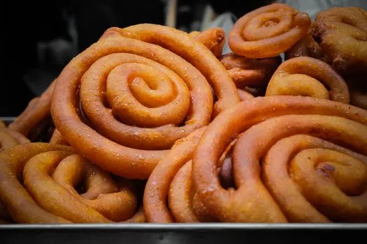 Bedai and jalebi
