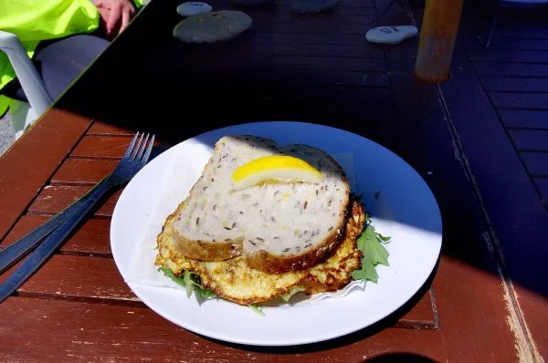 Whitebait fritter