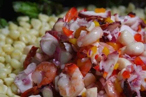 Ceviche and Peruvian food