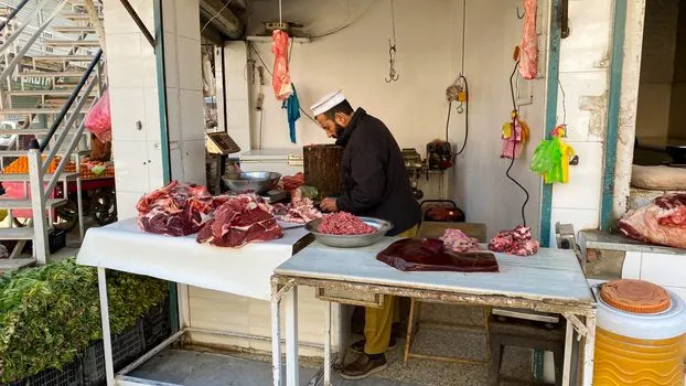 Camel meat and liver