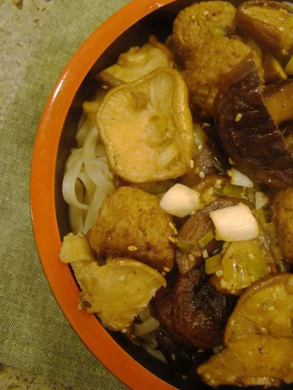 Scallion oil noodles