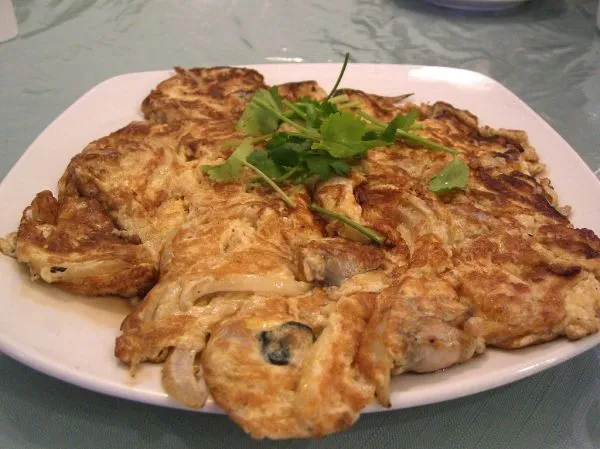 Oyster omelette