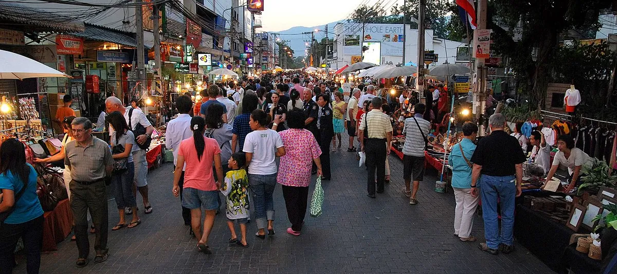 Sunday walking street