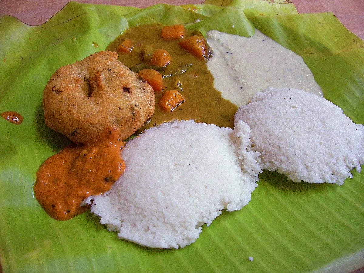 Idli and vada