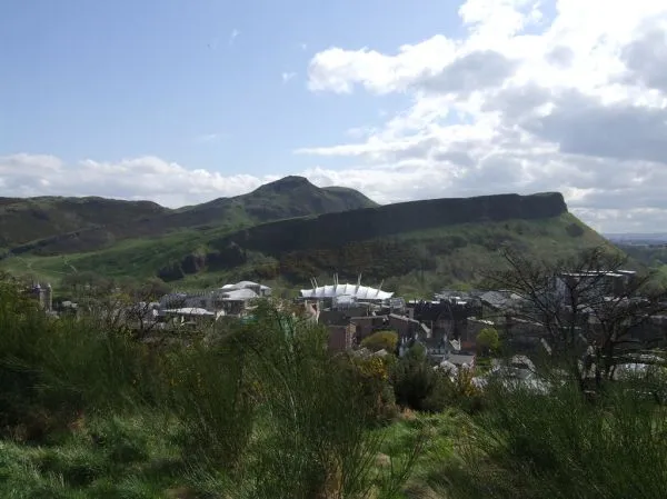 Holyrood Palace and the Parliament
