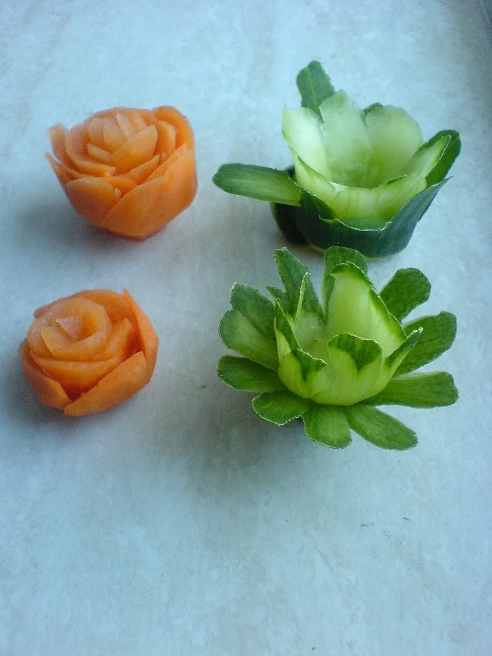 Thai fruit carving