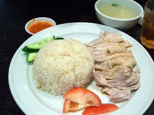 Hainanese chicken rice