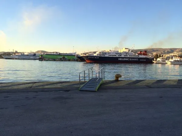 Ferries to the Greek islands