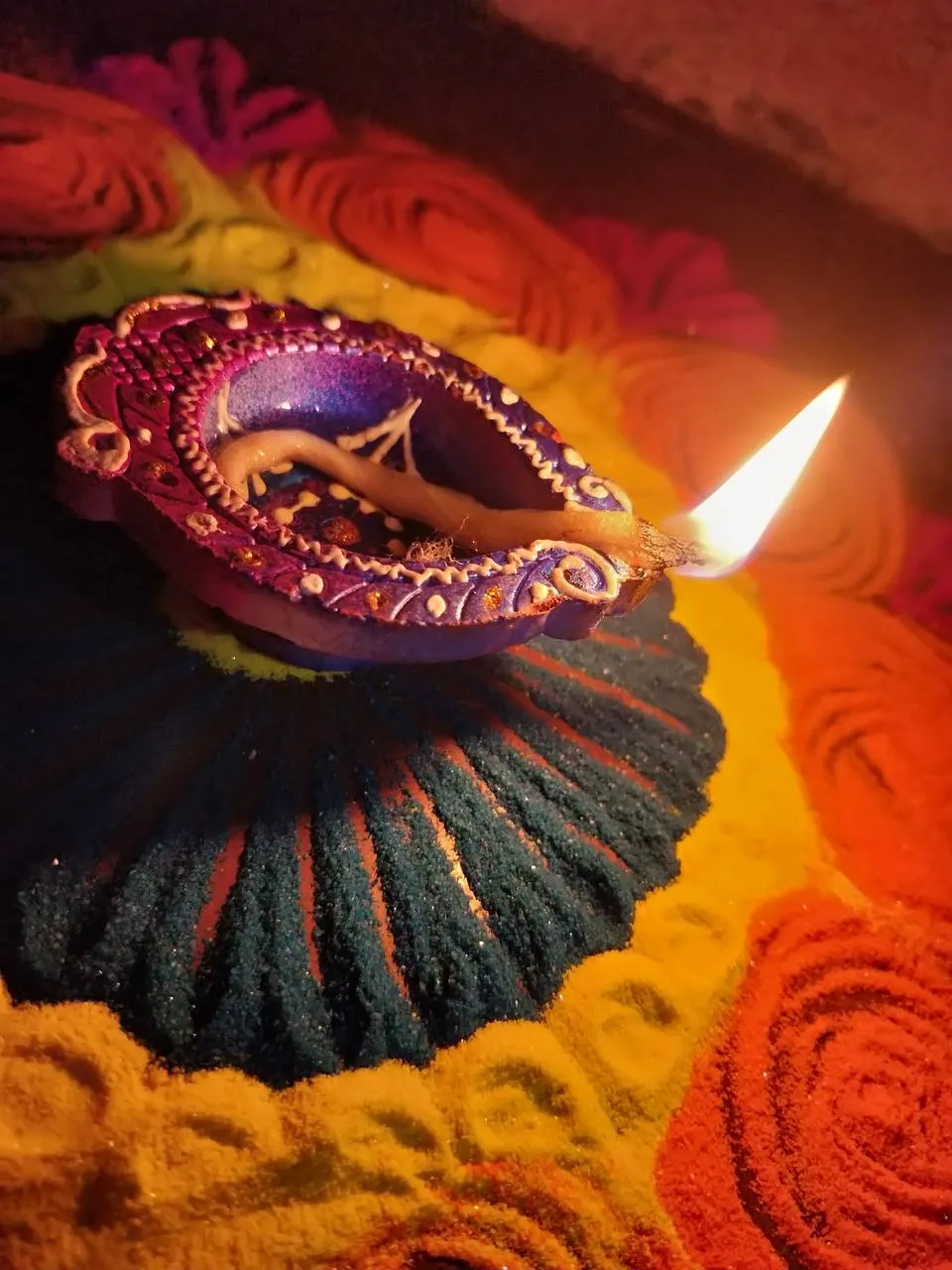 Rangoli at the doorstep